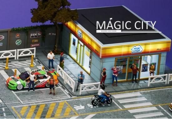 Magic City 1/64 ジオラマセット - ミニカー専門店 RideON