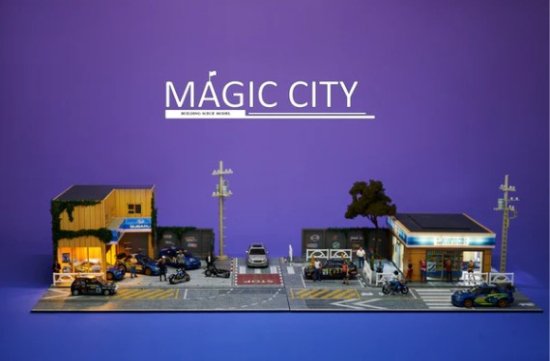 Magic City 1/64 ジオラマセット - ミニカー専門店 RideON