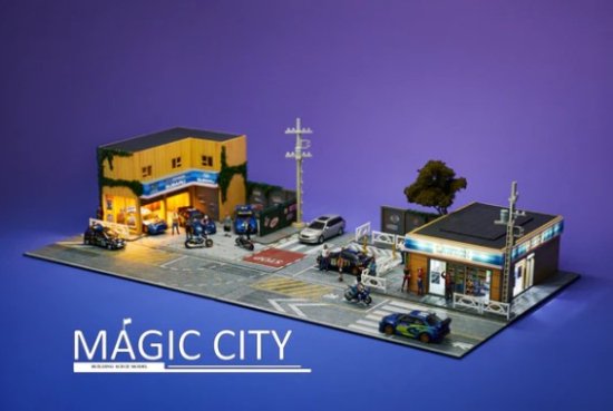 Magic City 1/64 ジオラマセット - ミニカー専門店 RideON