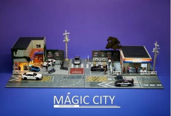 Magic City 1/64 ジオラマセット - ミニカー専門店 RideON