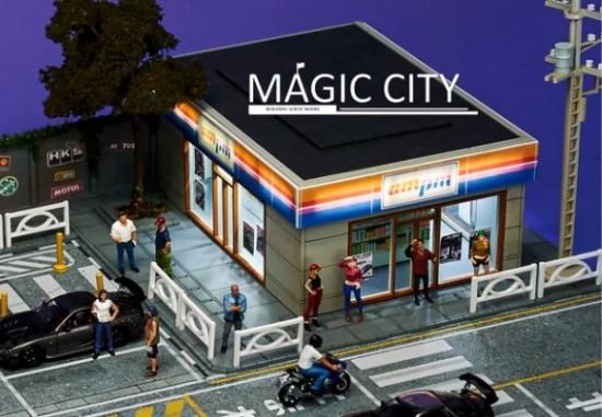 Magic City 1/64 ジオラマセット - ミニカー専門店 RideON