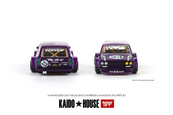 KAIDO☆HOUSE x MINI GT 1/64 Datsun KAIDO 510 Wagon CARBON FIBER V1 - ミニカー専門店  RideON