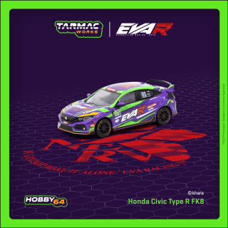 10ʹͽ Tarmac Works 1/64  Honda Civic Type R FK8 EVA Racing