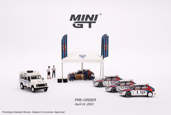 MINI GT 1/64 パドックサービス マルティーニレーシング テントセット