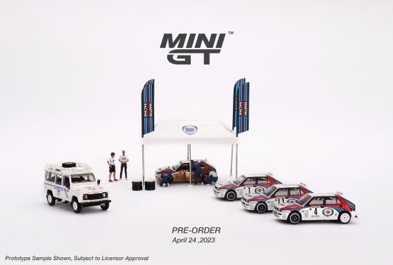 MINI GT 1/64 パドックサービス マルティーニレーシング テントセット 