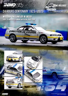 6ʹͽ INNO 1/64 NISSAN SKYLINE GT-R (R33) 24 Hours Le Mans Offical Pace Car 1997 
