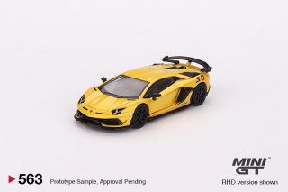 <img class='new_mark_img1' src='https://img.shop-pro.jp/img/new/icons1.gif' style='border:none;display:inline;margin:0px;padding:0px;width:auto;' />8月以降予約 MINI GT 1/64 Lamborghini Aventador SVJ New Giallo Orion 563L ランボルギーニ アヴェンタドール