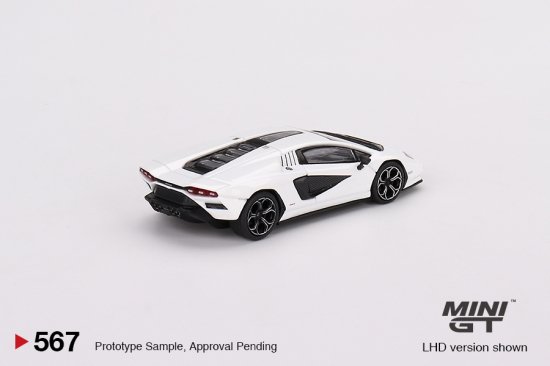 MINI GT 1/64 Lamborghini Countach LPI 800-4 Bianco Siderale 