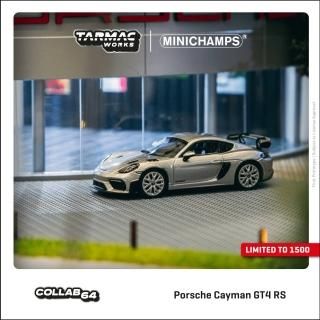 <img class='new_mark_img1' src='https://img.shop-pro.jp/img/new/icons1.gif' style='border:none;display:inline;margin:0px;padding:0px;width:auto;' />12ʹͽ Tarmac Works 1/64 Porsche Cayman GT4 RS GT Silver Metallic
