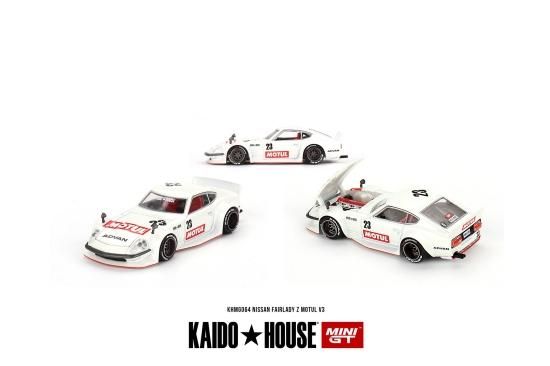 KAIDO☆HOUSE x MINI GT 1/64 Datsun KAIDO Fairlady Z MOTUL V3 ダットサン フェアレディ-  ミニカー専門店 RideON