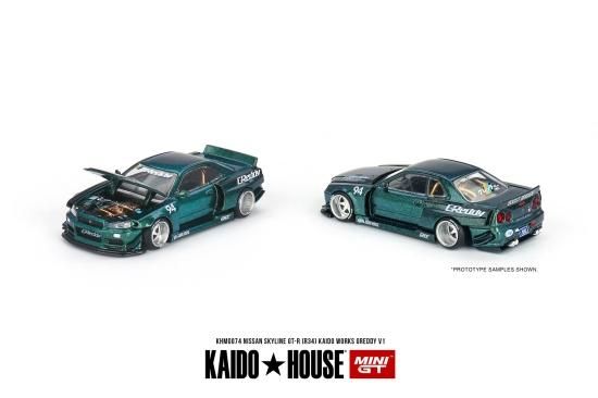 KAIDO HOUSE SKYLINE GTR r-34 ミニカーゴーゴー限定MINICA