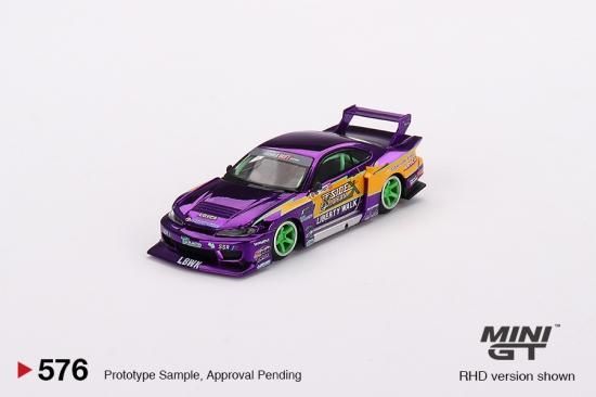 MINI GT 1/64 Nissan シルビア(S15) LB-Super Silhouette #555 2022