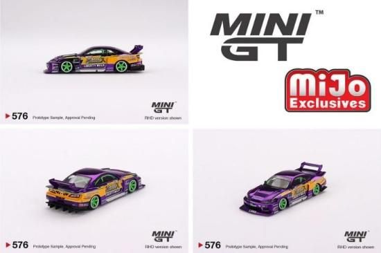 MINI GT 1/64 Nissan シルビア(S15) LB-Super Silhouette #555 2022 