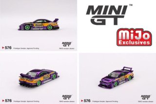 9ʹͽ mijo֥ꥹ MINI GT 1/64 Nissan ӥ(S15) LB-Super Silhouette #555 2022 FDJ  576MJ