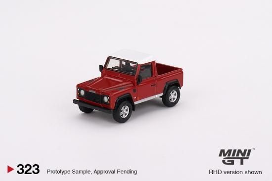 Supreme ランドローバーディフェンダー　ミニカー 赤　1/64 MINI GT 1/64 ランドローバー ディフェンダー 90 ピックアップ
