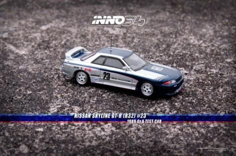 INNO 1/64 NISSAN スカイライン GT-R (R32) Gr.A テストカー 1989 