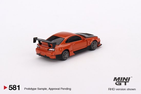 MINI GT 1/64 Nissan シルビア(S15) D-MAX Metallic Orange 581R 