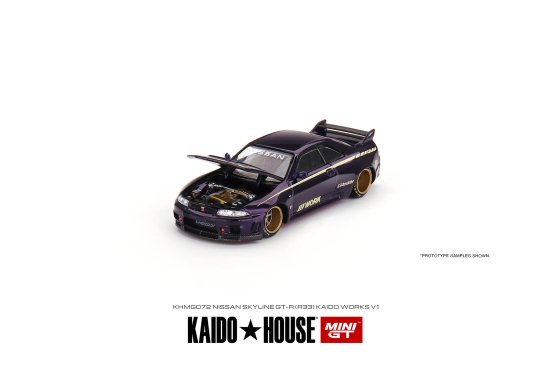 KAIDO☆HOUSE x MINI GT 1/64 Nissan Skyline GT-R (R33) Kaido Works 