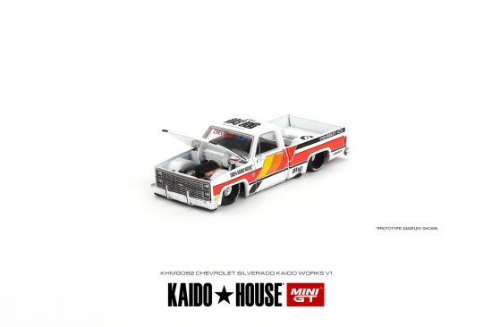 KAIDO☆HOUSE x MINI GT 1/64 Chevrolet Silverado KAIDO WORKS V1- ミニカー専門店  RideON