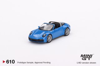 11ʹͽ MINI GT 1/64 Porsche 911 Targa 4S Shark Blue 610L ϥɥ