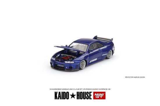 KAIDO☆HOUSE x MINI GT 1/64 NISSAN SKYLINE GT-R (R33) KAIDO WORKS