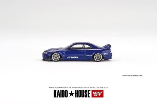 KAIDO☆HOUSE x MINI GT 1/64 NISSAN SKYLINE GT-R (R33) KAIDO WORKS 