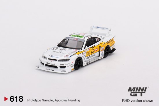 MINI GT 1/64 Nissan シルビア(S15) LB-Super Silhouette #23 2022 グッドウッド・フェスティバル・オブ・スピード  右618R - ミニカー専門店 RideON