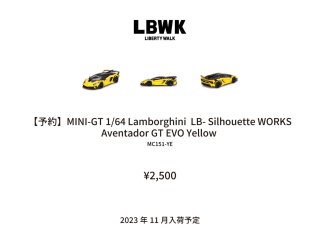 11ʹͽ MINI GT 1/64 LB-Silhouette WORKS ܥ륮 󥿥ɡ GT EVO   LB֥ꥹ ϥɥ
