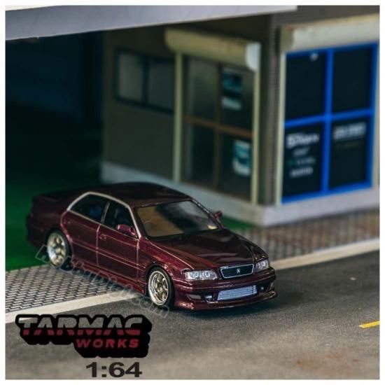 Tarmac Works 1/64 VERTEX Toyota Chaser JZX100 Purple Metallic