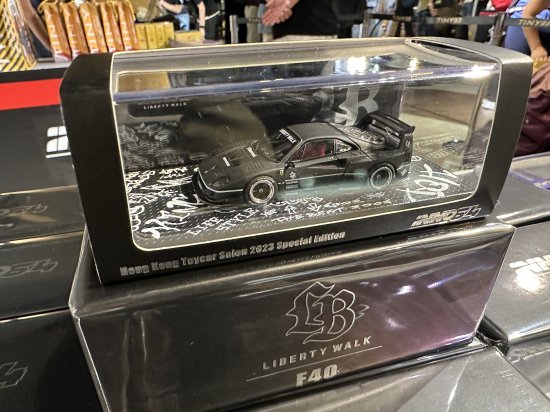 INNO 1/64 Liberty Walk F40 LBWK MATTE BLACK リバティウオーク 香港