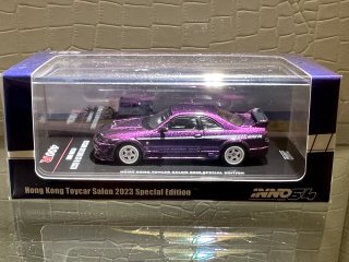 INNO 1/64 NISSAN SKYLINE GT-R R33 NISMO 400R Midnight Purple ll  Toycar Salon 2023 