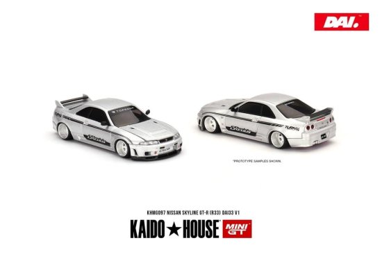 KAIDO☆HOUSE x MINI GT 1/64 Nissan スカイライン GT-R R33 DAI33 V1 