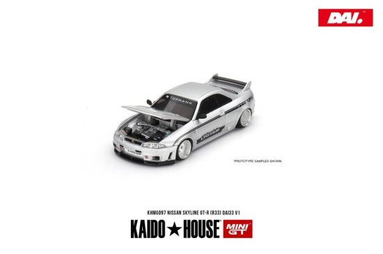 KAIDO☆HOUSE x MINI GT 1/64 Nissan スカイライン GT-R R33 DAI33 V1 ...