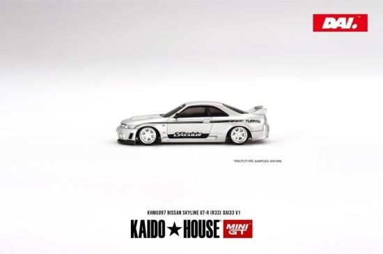 KAIDO☆HOUSE x MINI GT 1/64 Nissan スカイライン GT-R R33 DAI33 V1 