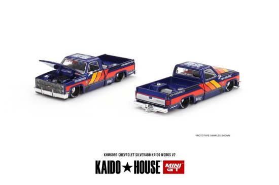 KAIDO☆HOUSE x MINI GT 1/64 Chevrolet Silverado KAIDO WORKS V2 