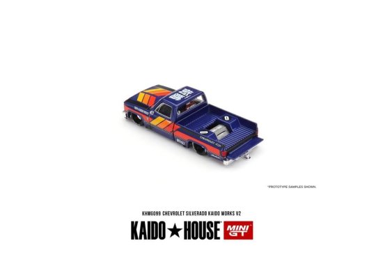 KAIDO HOUSE x MINI GT 1/64 Chevrolet Silverado KAIDO WORKS V2- ミニカー専門店  RideON