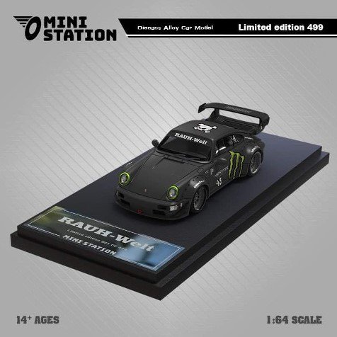 MINI STATION 1/64 RWB 964 モンスター HOONIGAN - ミニカー