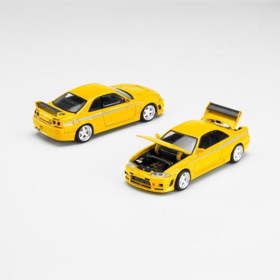 POP RACE 1/64 Nissan GT-R Nismo 400R Prototype Yellow 