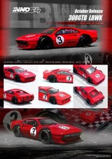 INNO 1/64 Liberty Walk F40 LBWK MATTE BLACK リバティウオーク