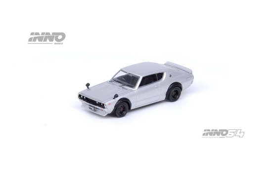 INNO 1/64 NISSAN SKYLINE 2000 GT-R (KPGC110) Silver 日産 スカイライン ケンメリ シルバー -  ミニカー専門店 RideON ライドオン