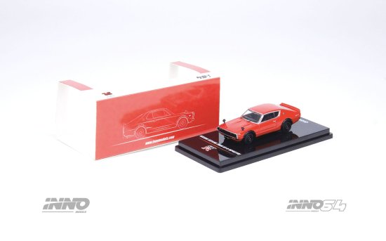 INNO 1/64 NISSAN SKYLINE 2000 GT-R (KPGC110) Red 日産 スカイライン ケンメリ シルバー -  ミニカー専門店 RideON ライドオン