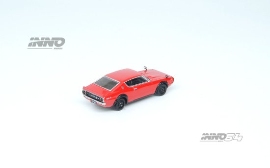 INNO 1/64 NISSAN SKYLINE 2000 GT-R (KPGC110) Red 日産 スカイライン ケンメリ シルバー -  ミニカー専門店 RideON ライドオン