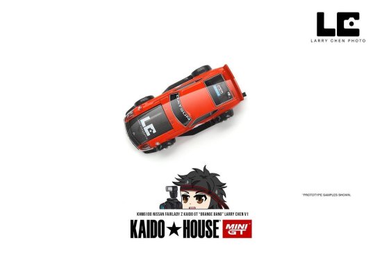 KAIDO☆HOUSE x MINI GT 1/64 Nissan Fairlady Z ORANGE BANG Lary Chan V1 日産  フェアレディ- ミニカー専門店 RideON
