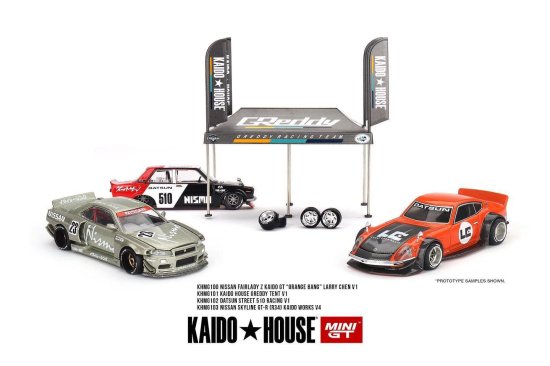 KAIDO☆HOUSE 1/64 NISSAN SKYLINE GT-R R34 KAIDO WORKS V4- ミニカー専門店 RideON