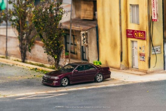 TARMAC WORKS 1/64 VERTEX Toyota Mark II JZX100 Purple Metallic マークll パープル  ミニカー専門店 RideON ライドオン