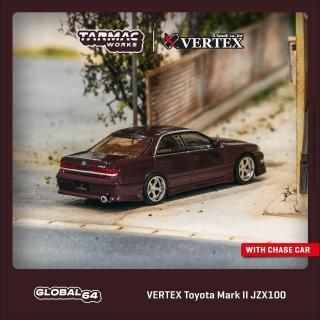 Tarmac Works 1/64 VERTEX Toyota Chaser JZX100 Purple
