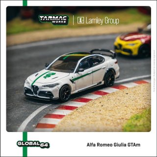 <img class='new_mark_img1' src='https://img.shop-pro.jp/img/new/icons1.gif' style='border:none;display:inline;margin:0px;padding:0px;width:auto;' />5ʹͽ Tarmac Works 1/64 Alfa Romeo Giulia GTAm White/Green

