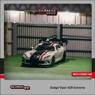 <img class='new_mark_img1' src='https://img.shop-pro.jp/img/new/icons1.gif' style='border:none;display:inline;margin:0px;padding:0px;width:auto;' />6ʹͽ Tarmac Works 1/64 Dodge Viper ACR Extreme Silver Metallic