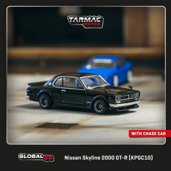京商 TARMAC WORKS 1/64 Nissan Skyline 2000 GT-R (KPGC10) 改 深リム MINI GT スカイライン ハコスカ