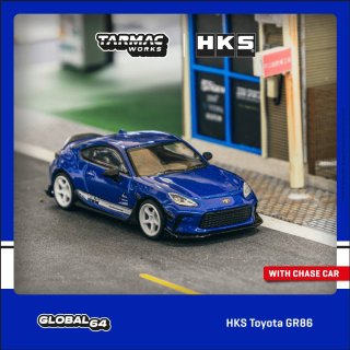 7ʹͽ Tarmac Works 1/64 HKS Toyota GR86 Blue Metallic